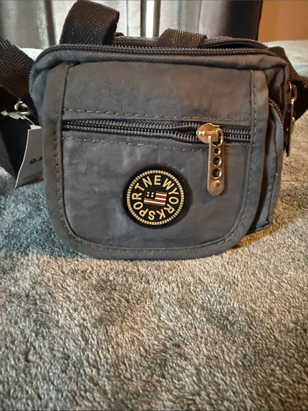 NWT Small Crossbody Bag in Charcoal